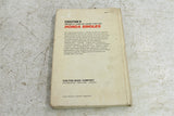 Vintage Chilton’s 1963-1972 Honda OHC Single Cylinder Repair & Tune Up Manual