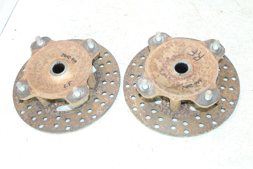 1999 Kawasaki Prairie 300 4x4 Front Hubs Brake Rotors