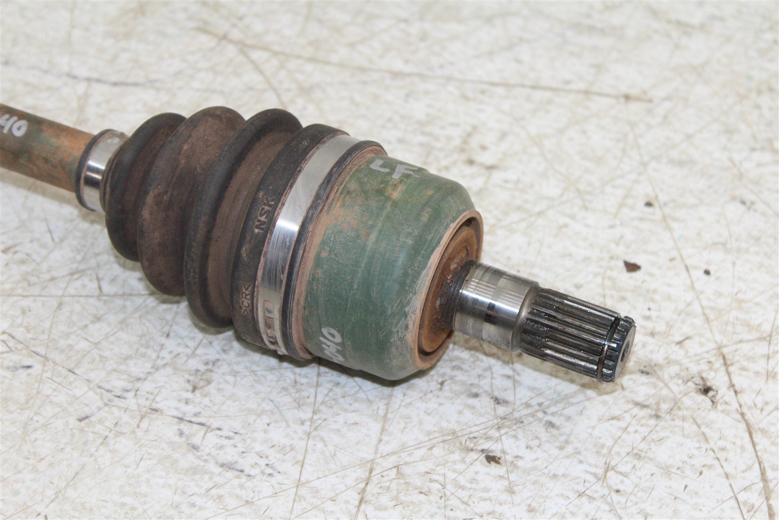 1999 Kawasaki Prairie 300 4x4 Left Front CV Axle Boot Straight