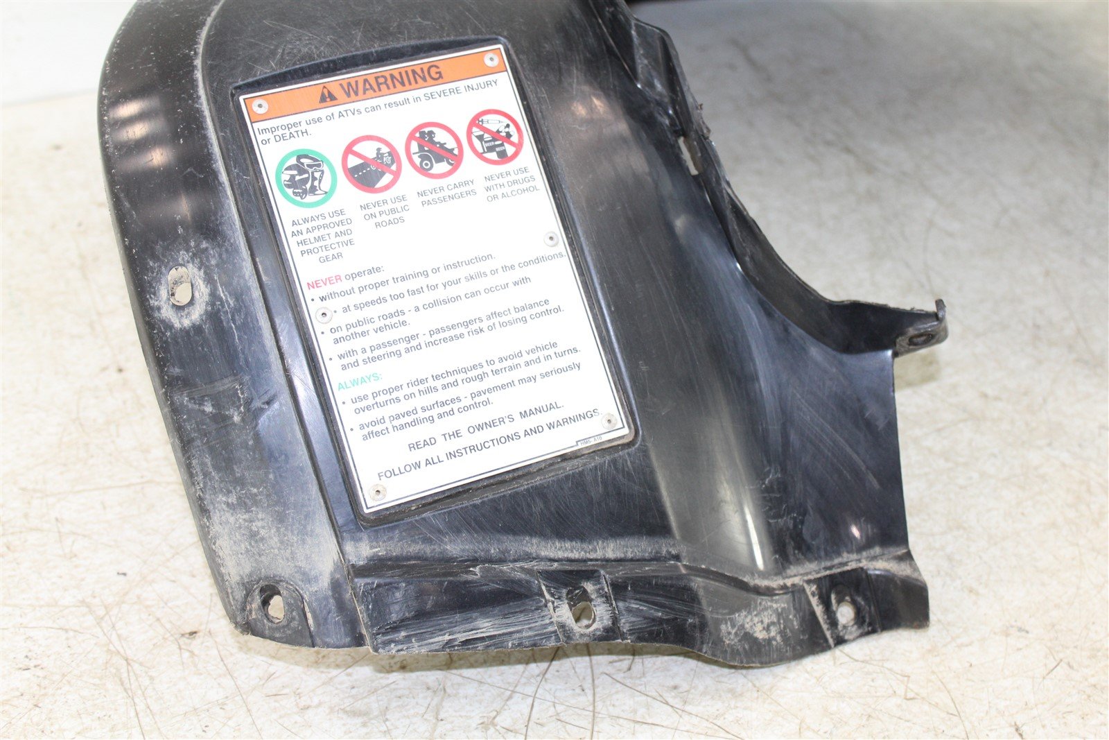 2006 Honda Rancher AT 400 4x4 Front Fender Plastic
