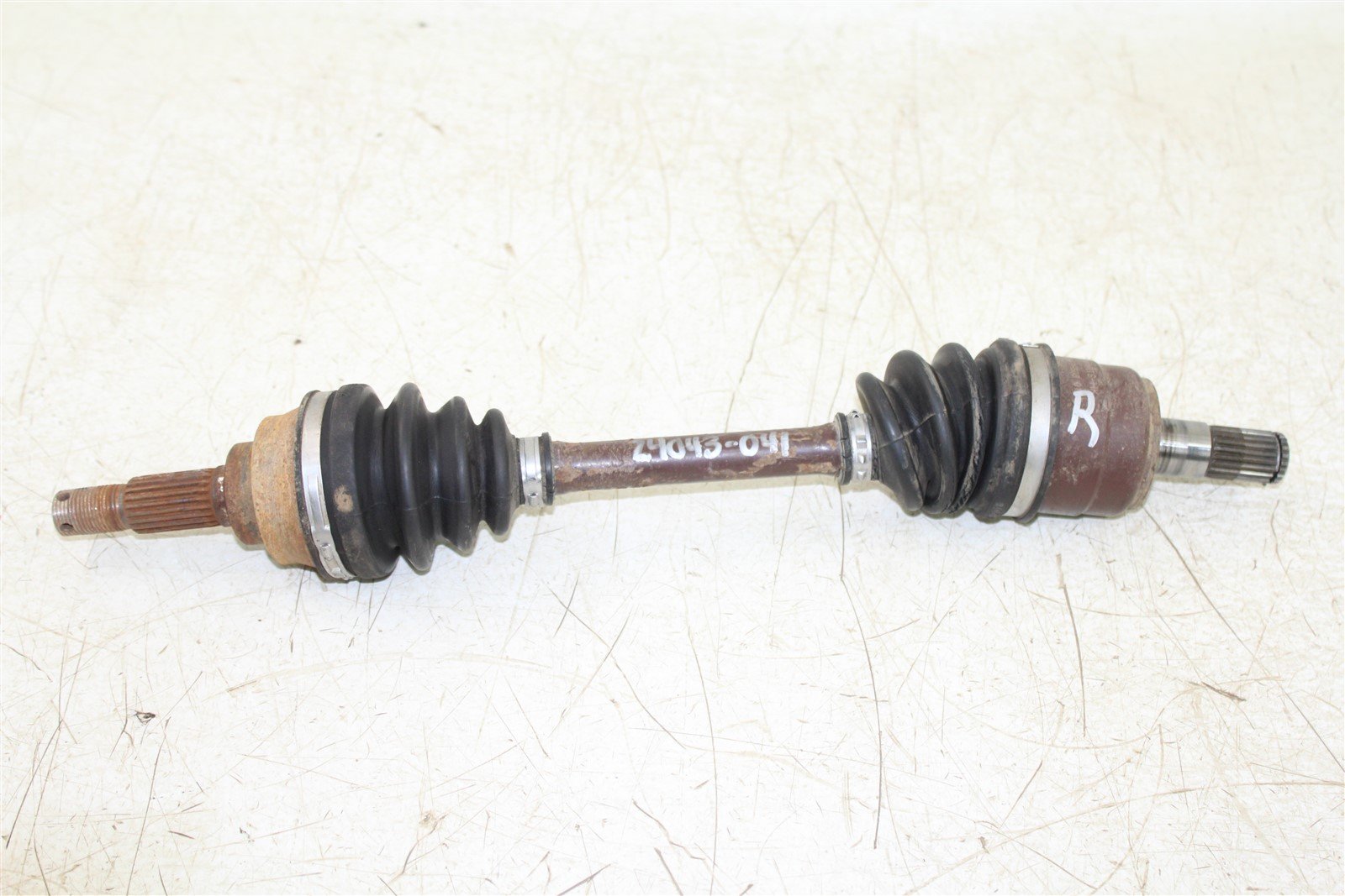 2006 Kawasaki Brute Force 650 4x4 Right Front CV Axle Boot Straight