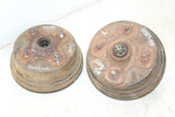 1990 Yamaha Moto 4 250 Front Brake Drums Backing Plates Panels Hubs