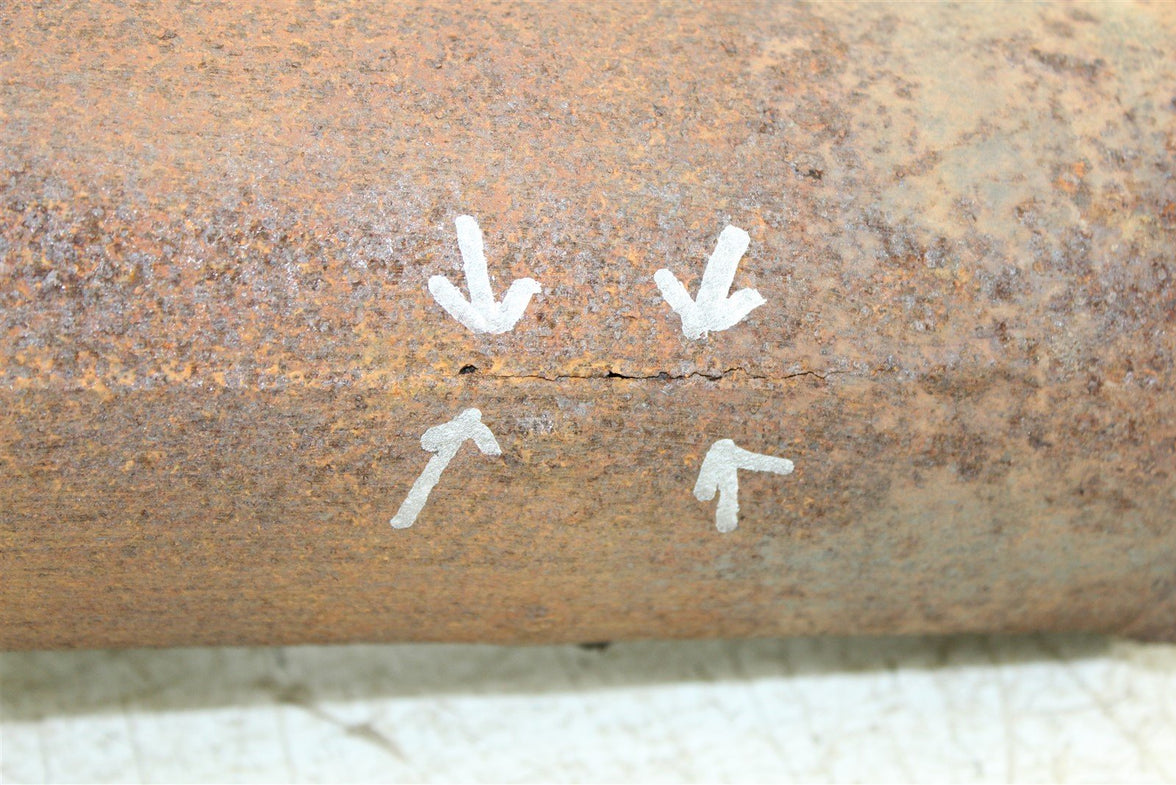 1986 Suzuki Quadrunner LT 125 Exhaust Head Pipe Silencer Muffler