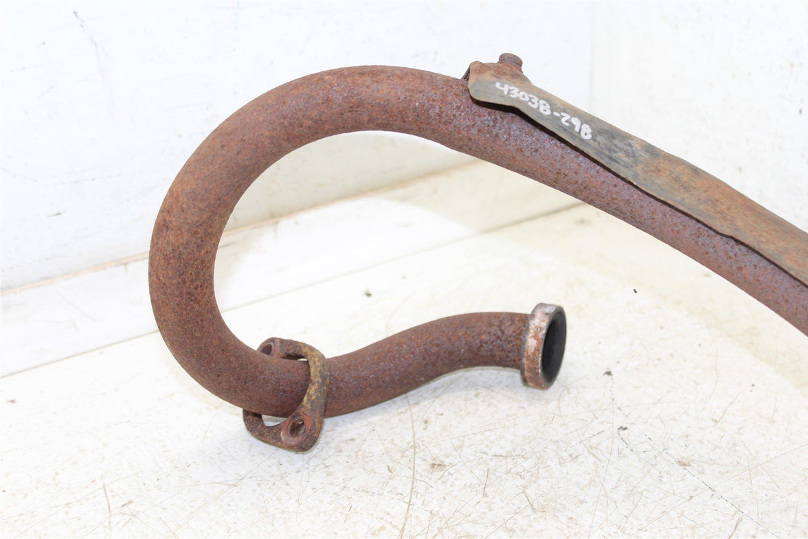 1986 Suzuki Quadrunner LT 125 Exhaust Head Pipe Silencer Muffler