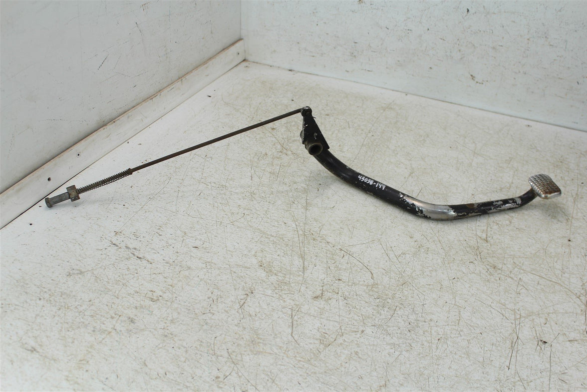 1986 Suzuki Quadrunner LT 125 Rear Brake Pedal w/ Push Rod