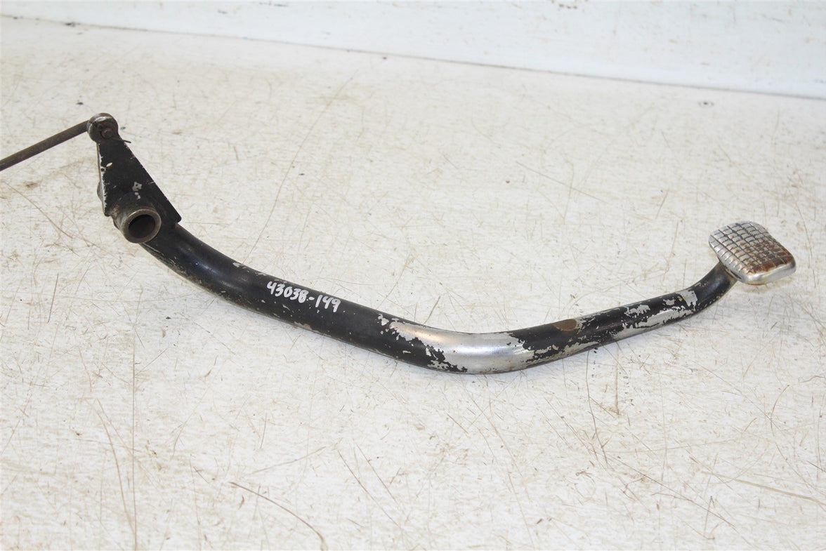 1986 Suzuki Quadrunner LT 125 Rear Brake Pedal w/ Push Rod