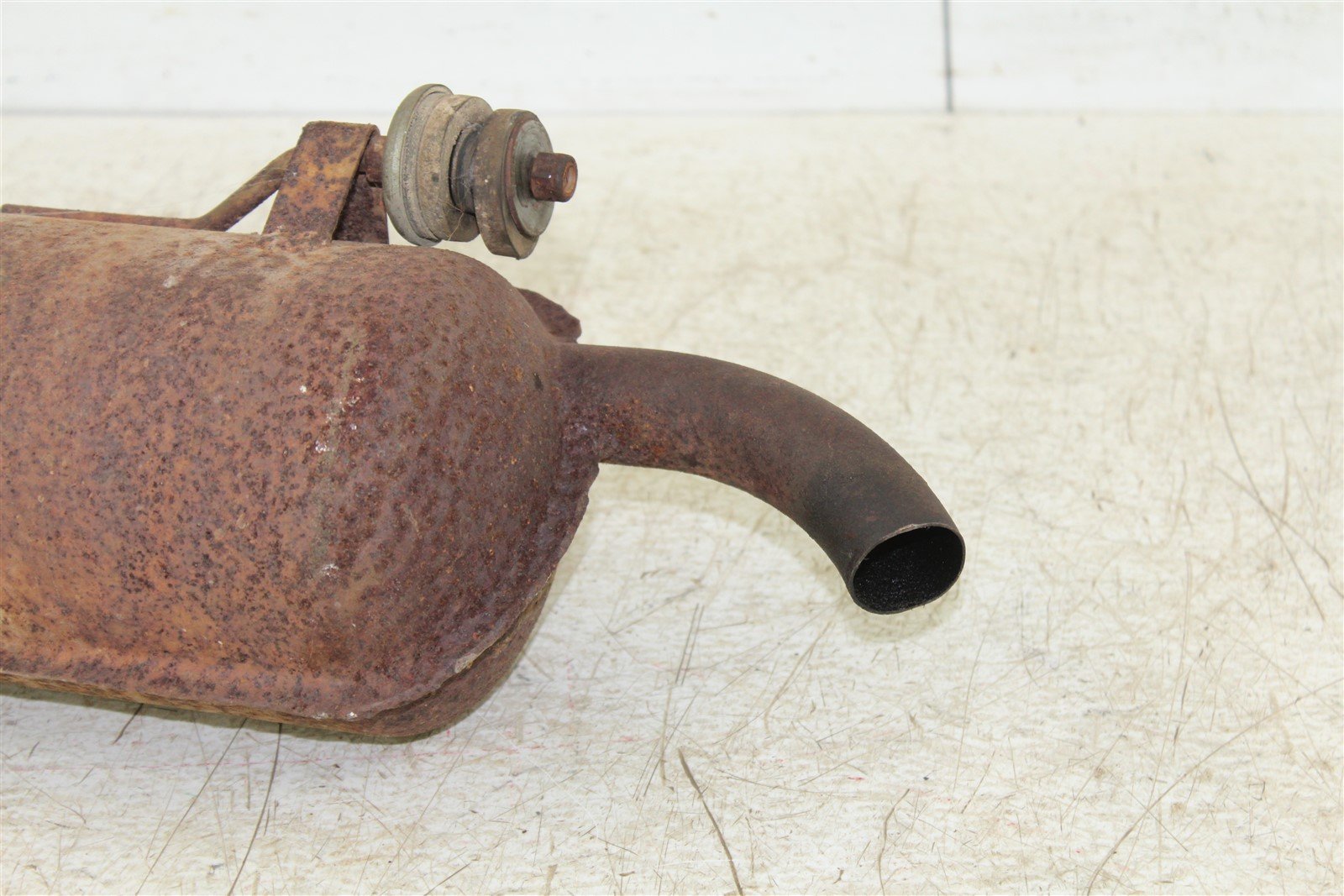 1987 Polaris Trail Boss 250 4X4 Exhaust Head Pipe Silencer Muffler Manifold