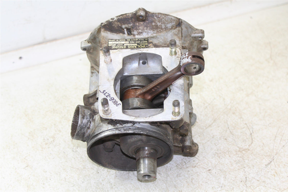 1987 Polaris Trail Boss 250 4X4 Engine Bottom Lower End Cases Crankshaft