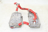 2007 Honda CRF 450R Radiators w/ Coolant Hoses Left Right