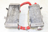 2007 Honda CRF 450R Radiators w/ Coolant Hoses Left Right