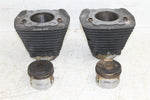 1991 Harley Davidson Sportster 883 Engine Cylinders Jugs w/ Pistons Front Rear