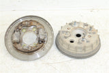 1988 Honda Fourtrax 300 4x4 Front Left Brake Drum Hub w/ Base Plate