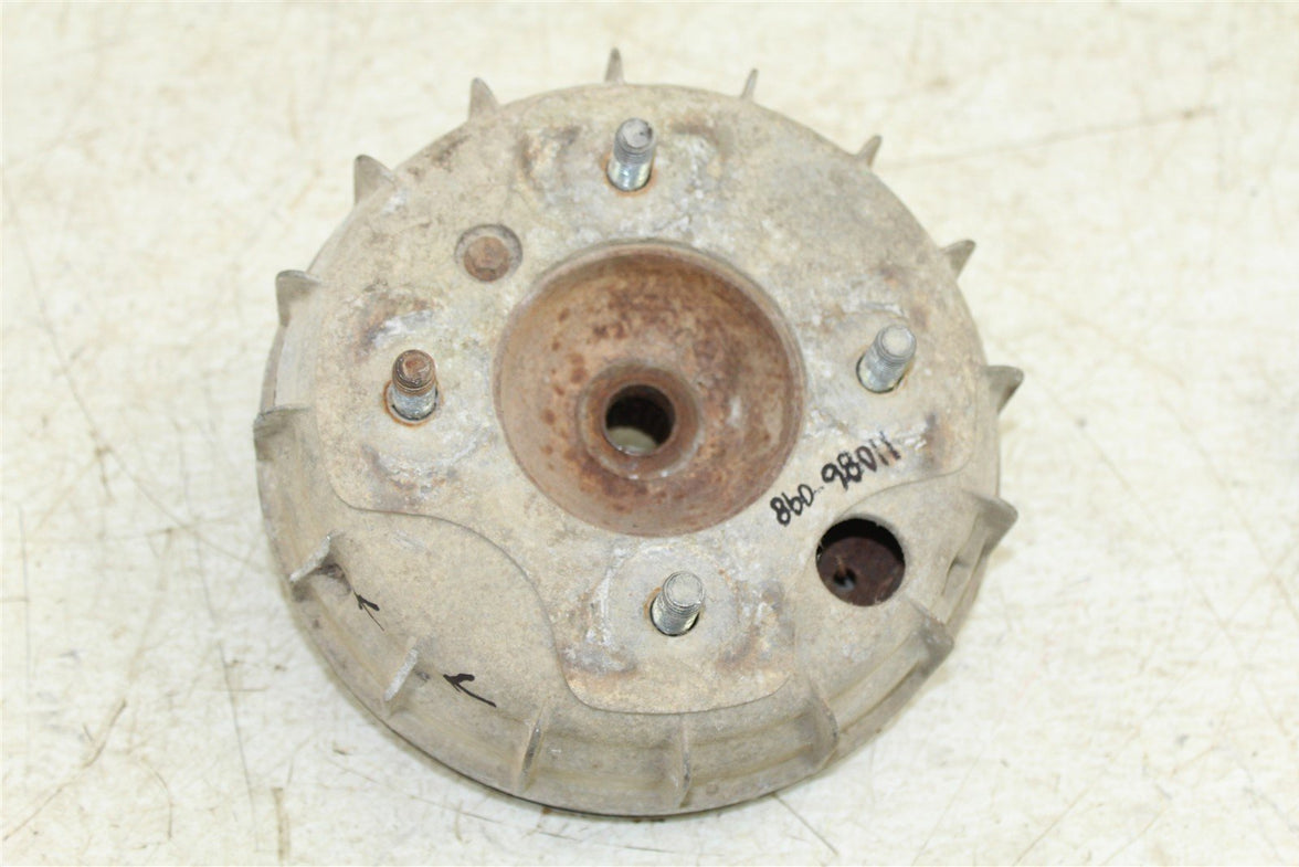 1986 Honda Fourtrax TRX 350 4x4 Front Left Brake Drum Backing Plate Panel Hub