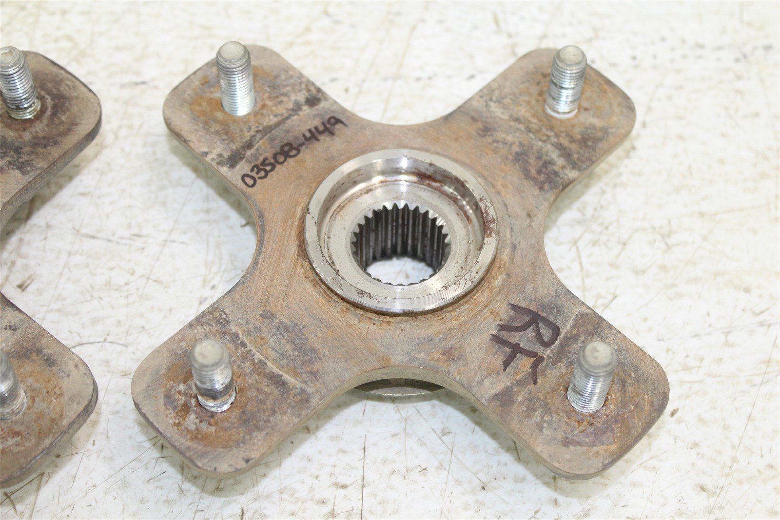 2005 Bombardier Outlander 400 XT Front Hubs Wheel Mounts Can Am