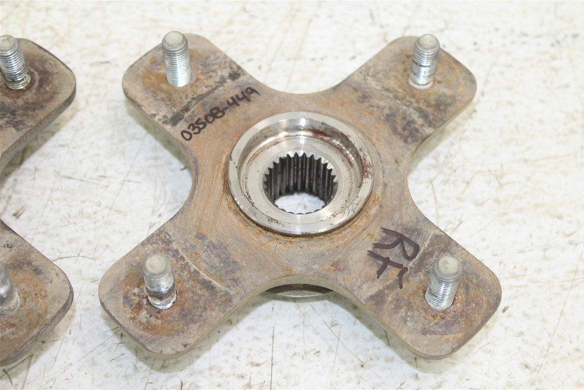 2005 Bombardier Outlander 400 XT Front Hubs Wheel Mounts Can Am