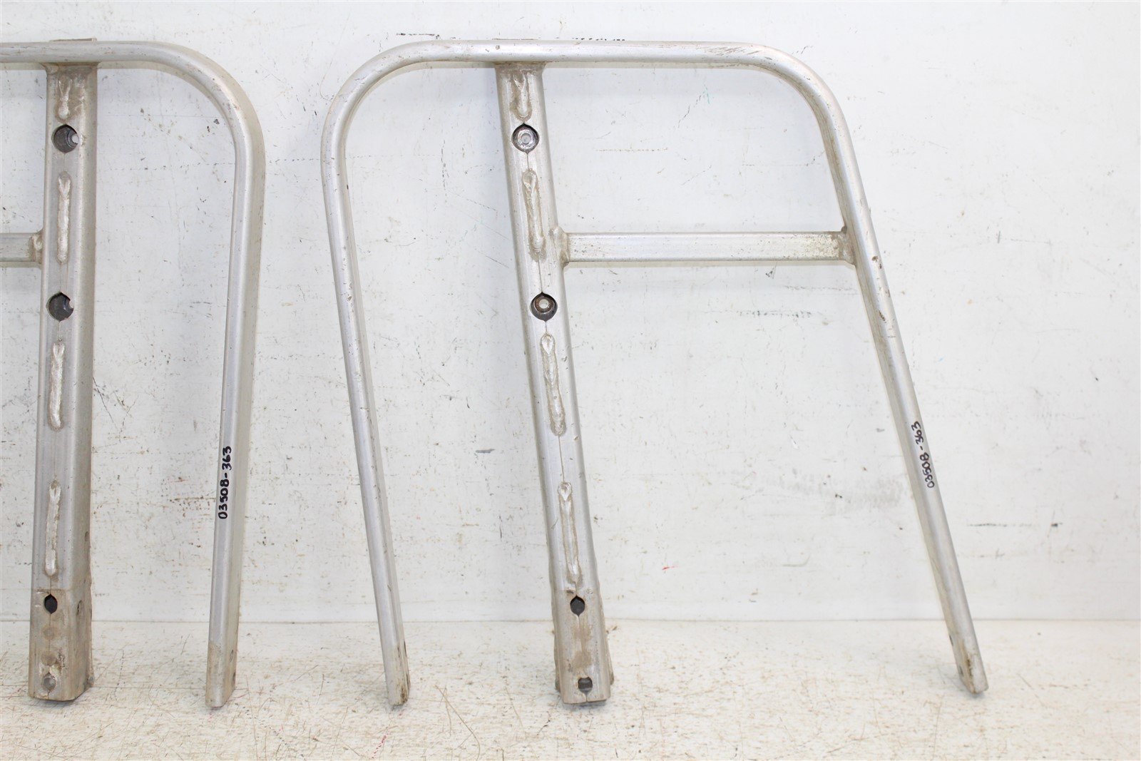 2005 Bombardier Outlander 400 XT Footwell Brace Support Mounts Set Left Right Can Am