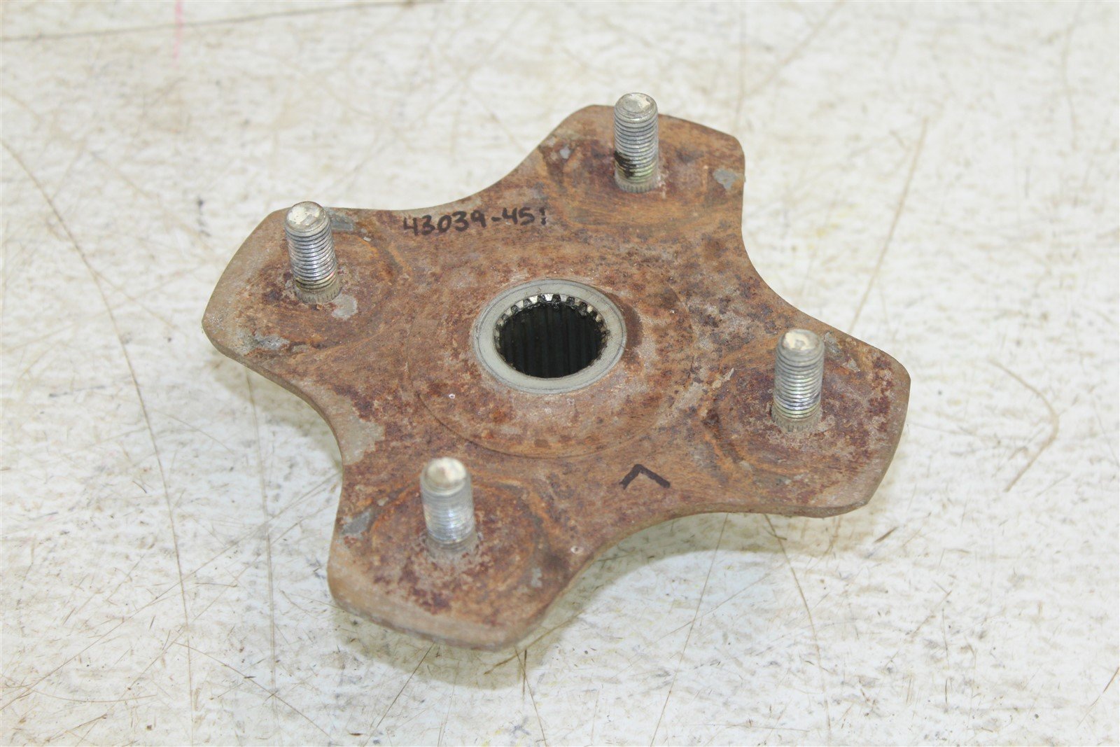 2003 Suzuki Eiger 400 4x4 Rear Left Hubs Wheel Mounts