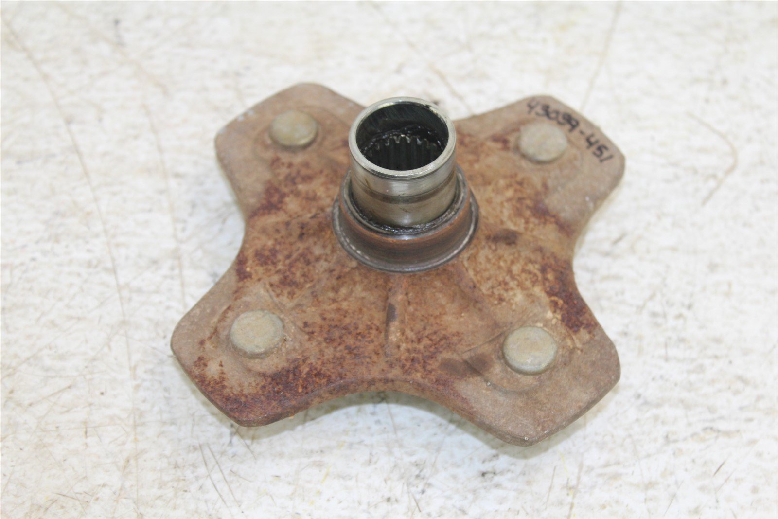 2003 Suzuki Eiger 400 4x4 Rear Left Hubs Wheel Mounts