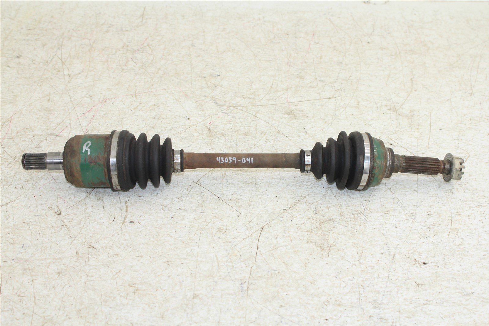 2003 Suzuki Eiger 400 4x4 Right Front CV Axle Boot Straight
