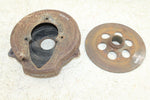 1987 Yamaha Big Bear 350 4x4 Rear Brake Rotor Disc w/ Guard Housing