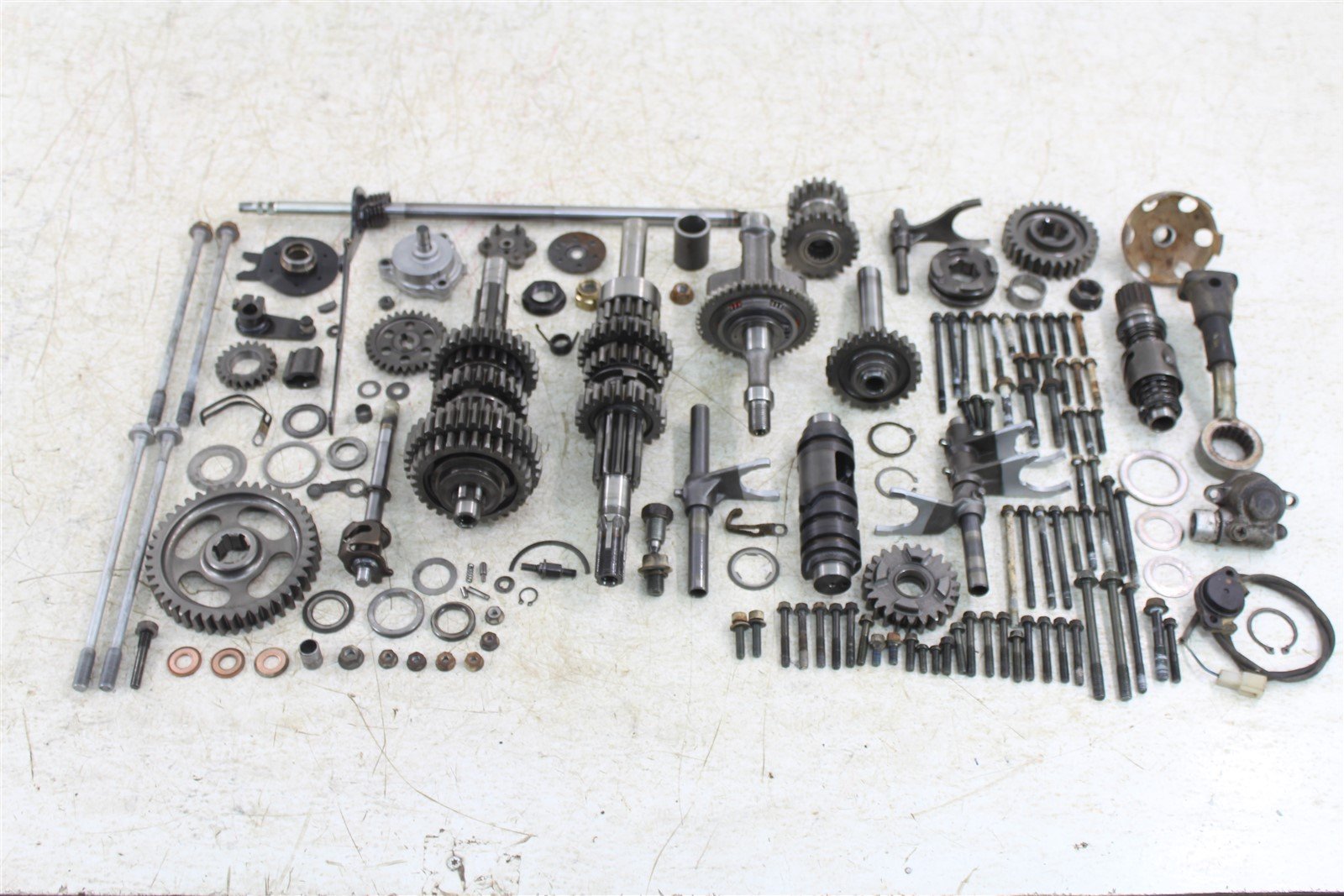 1999 Suzuki Quad Runner LT-F 500 Transmission Gears Shift Shaft Forks Drum