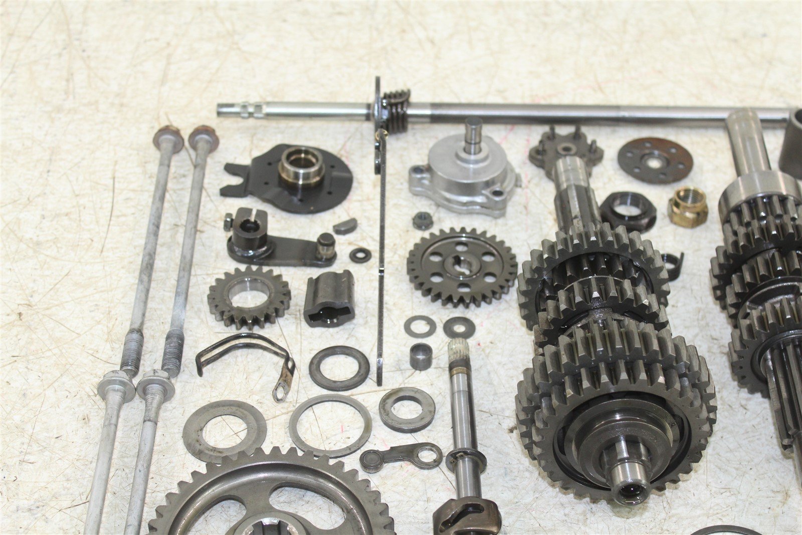 1999 Suzuki Quad Runner LT-F 500 Transmission Gears Shift Shaft Forks Drum