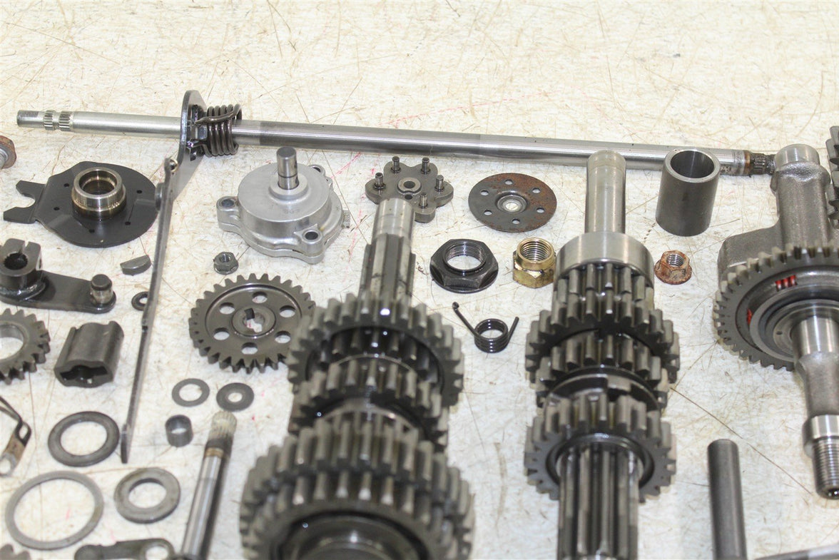 1999 Suzuki Quad Runner LT-F 500 Transmission Gears Shift Shaft Forks Drum