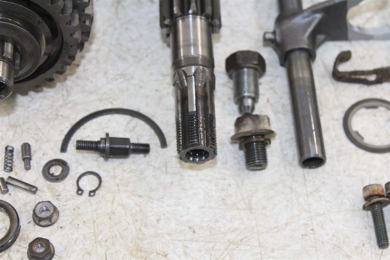 1999 Suzuki Quad Runner LT-F 500 Transmission Gears Shift Shaft Forks Drum