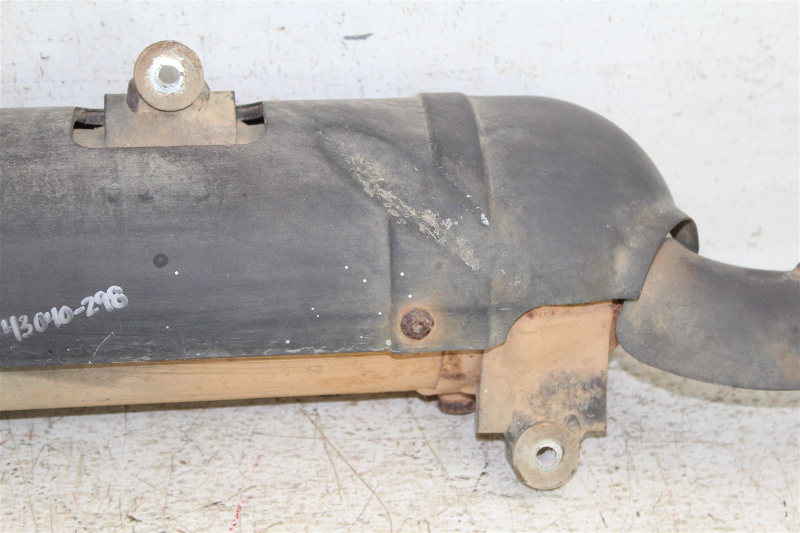1999 Suzuki Quad Runner LT-F 500 Exhaust Head Pipe Silencer Muffler