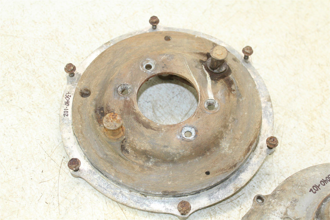 1999 Suzuki Quad Runner LT-F 500 Rear Brake Drum Backing Plate Panel Hub