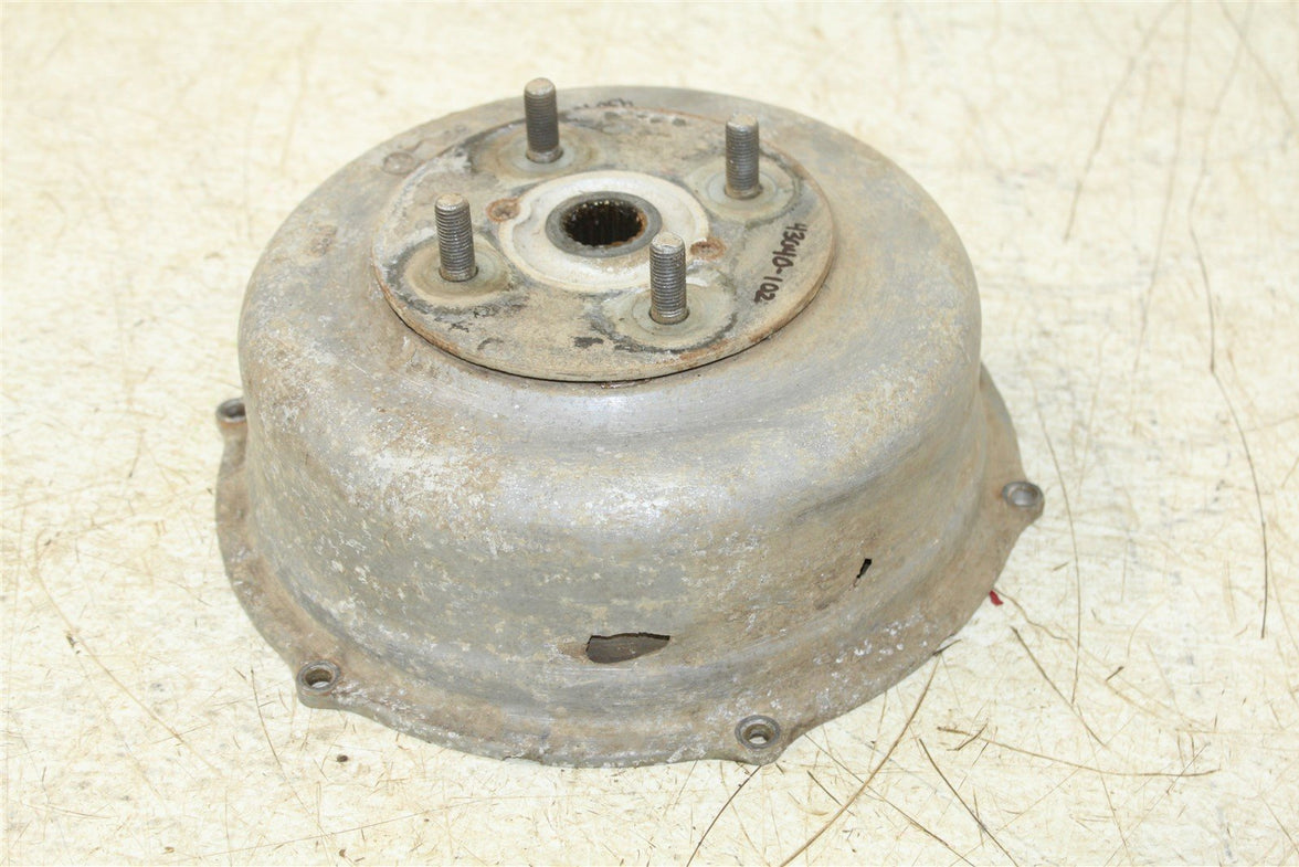 1999 Suzuki Quad Runner LT-F 500 Rear Brake Drum Backing Plate Panel Hub