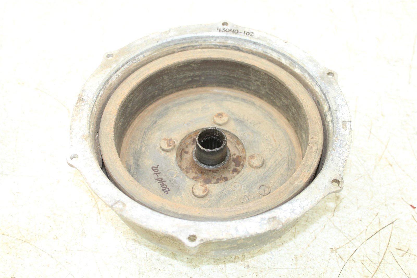 1999 Suzuki Quad Runner LT-F 500 Rear Brake Drum Backing Plate Panel Hub