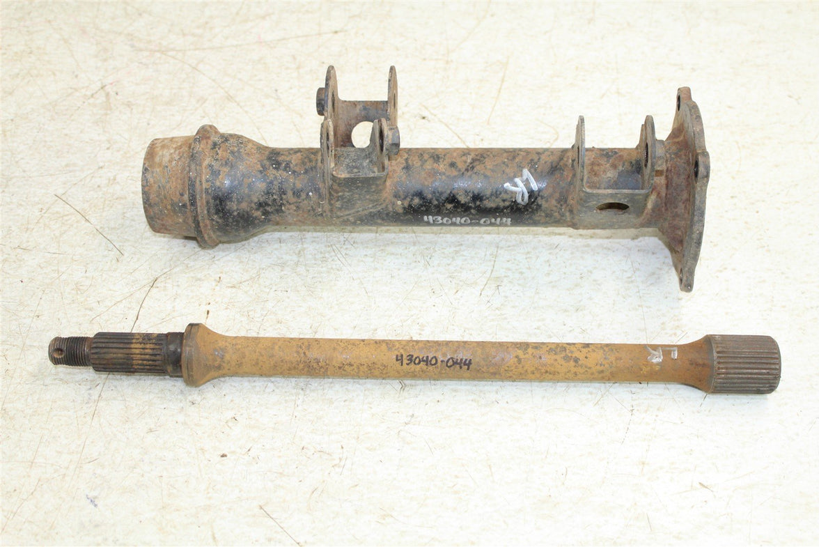 1999 Suzuki Quad Runner LT-F 500 Left Rear Straight Axle w/ Housing Carrier