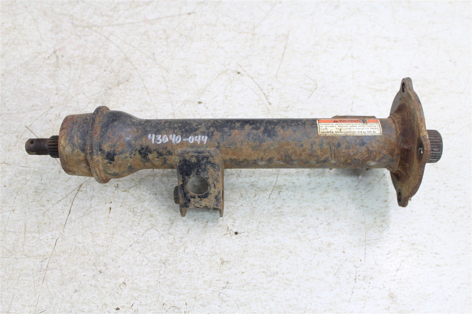 1999 Suzuki Quad Runner LT-F 500 Left Rear Straight Axle w/ Housing Carrier