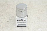 NEW GENUINE SUZUKI CHROME OIL FILTER GSX GSXR BOULEVARD VOLUSIA 16510-22H00