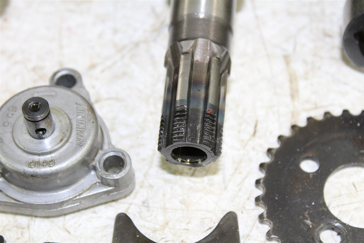 1987 Suzuki Quad Runner LT 230 Transmission Gears Shift Shaft Forks Drum