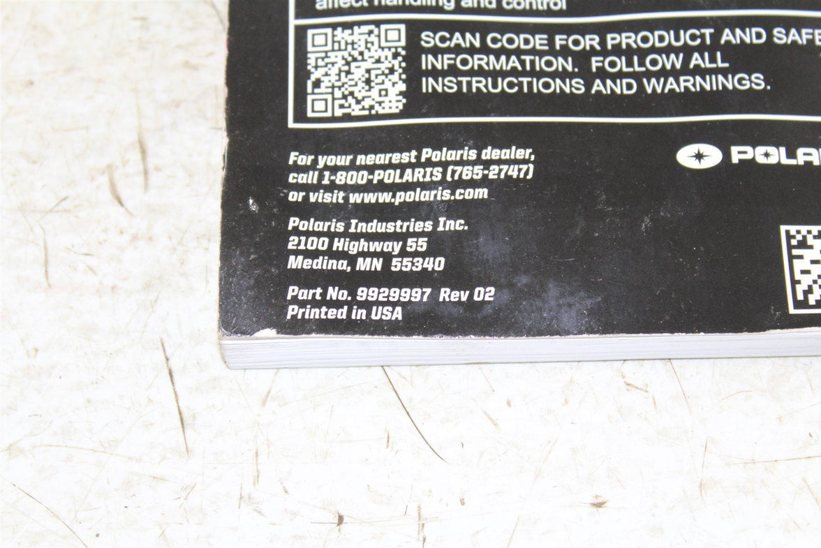 2020 Polaris Sportsman 850 4x4 Owner Manual Booklet & Disc