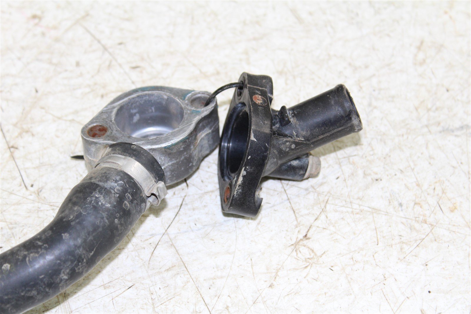 2006 Can Am Outlander 800 XT Thermostat Housing w/ Coolant Tube Line