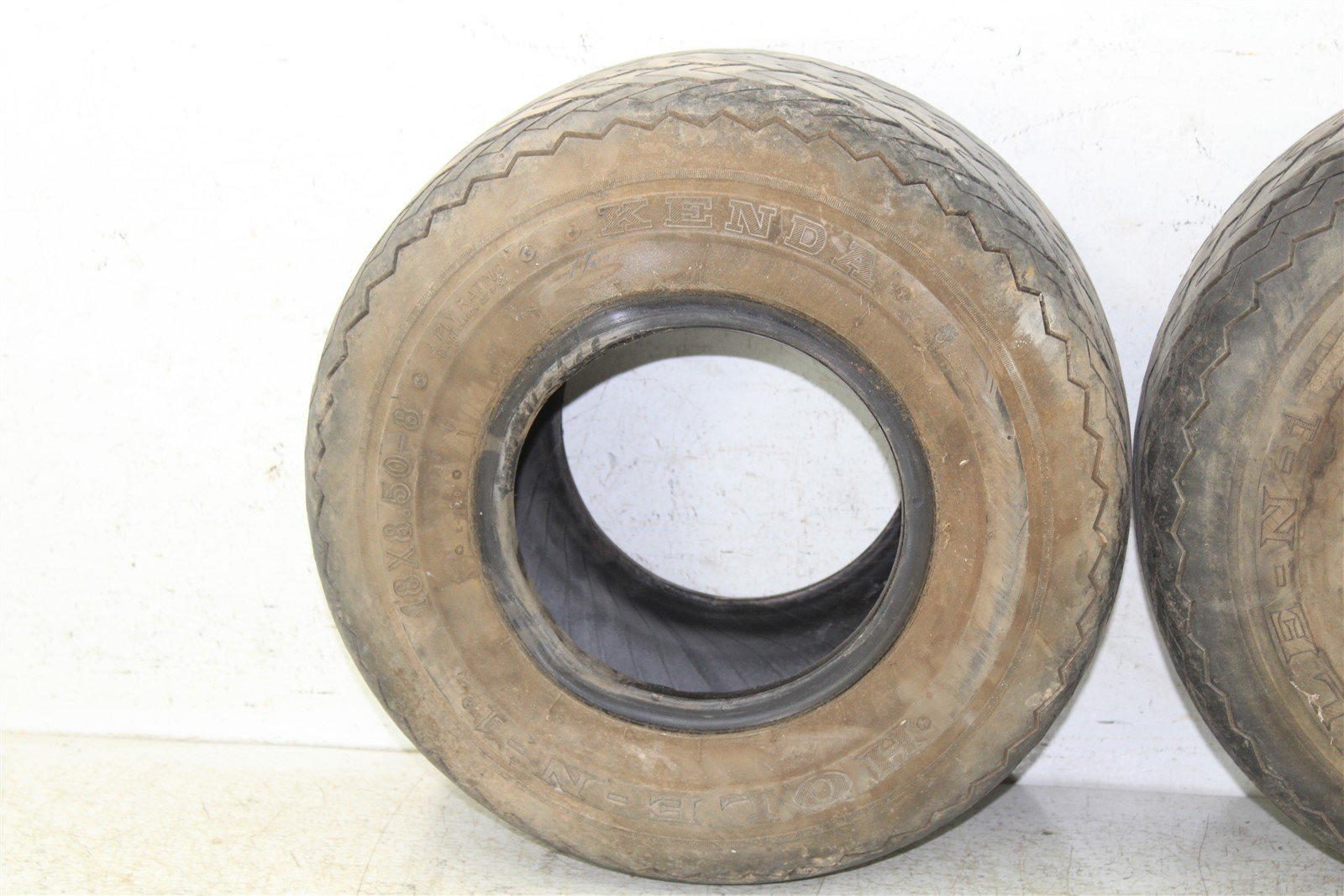 1992 Club Car DS GAS Golf Cart Front & Rear Wheel Set Rims