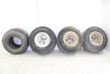 1992 Club Car DS GAS Golf Cart Front & Rear Wheel Set Rims