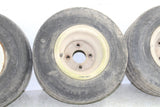 1992 Club Car DS GAS Golf Cart Front & Rear Wheel Set Rims