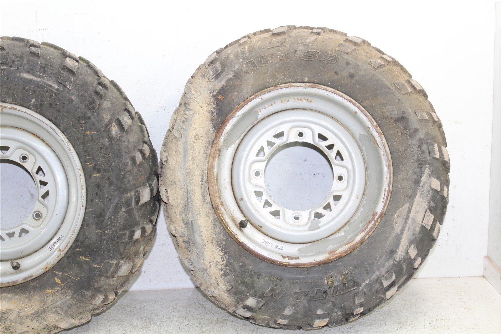 2002 Polaris Magnum 325 4x4 Front Wheel Set Rims