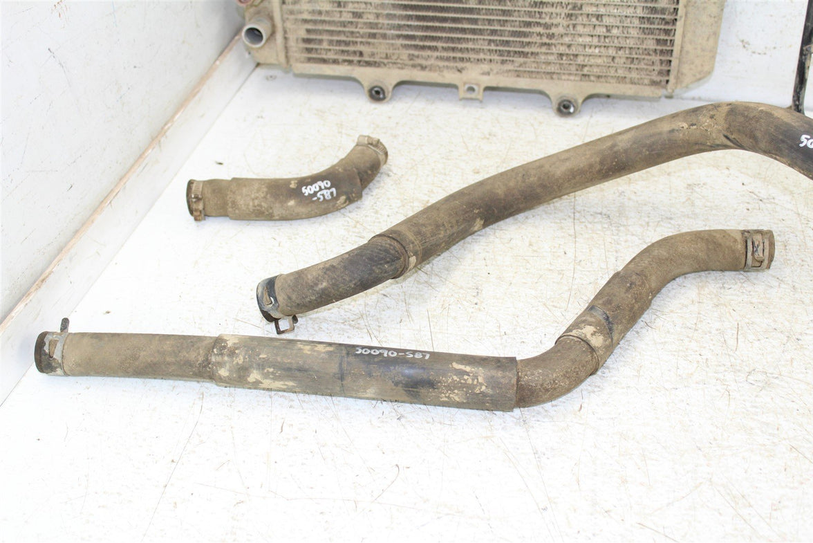 2003 Yamaha Grizzly 660 4x4 Radiator w/ Coolant Hoses Support