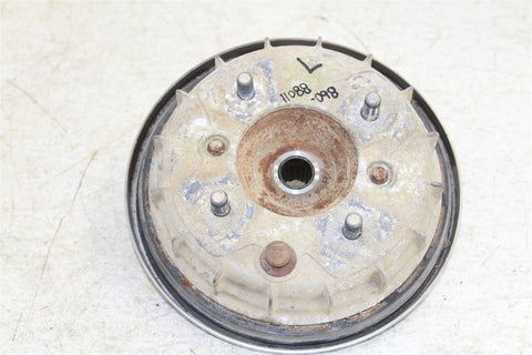 1998 Honda Foreman 400 FW 4x4 Front Left Brake Drum Backing Plate Panel Hub