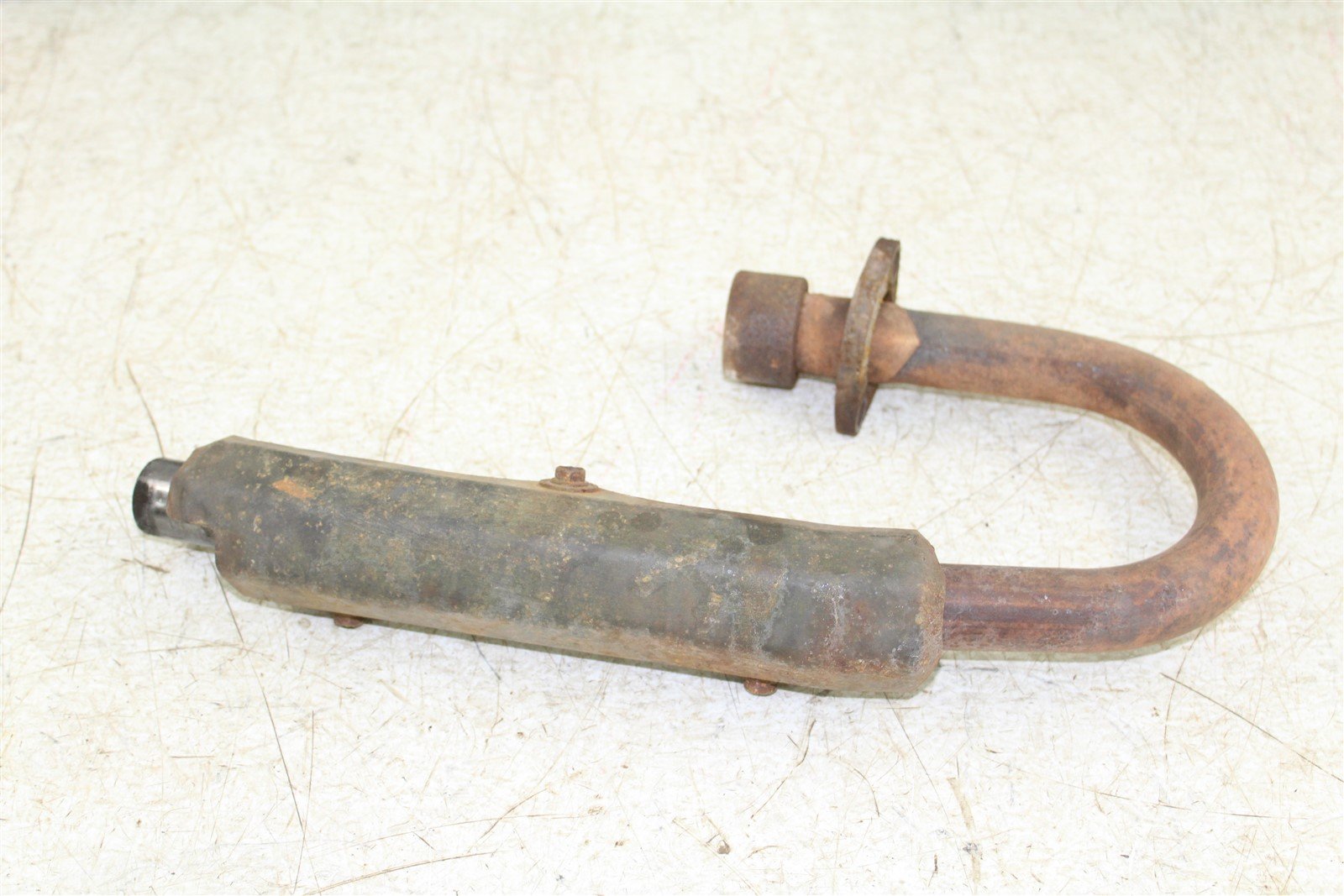 2001 Honda Recon 250 Exhaust Head Pipe Silencer Muffler