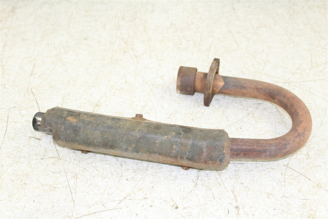 2001 Honda Recon 250 Exhaust Head Pipe Silencer Muffler