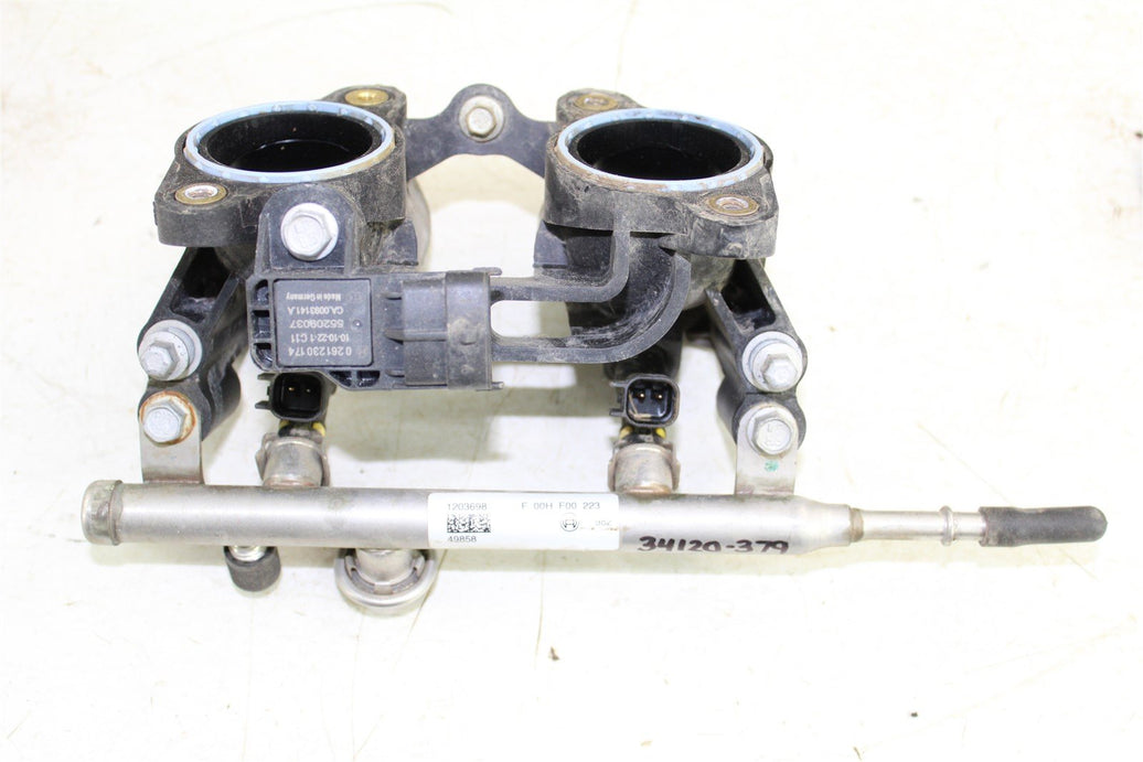 2011 Polaris Sportsman 850 Fuel Rail w/ Injectors Intake Manifold