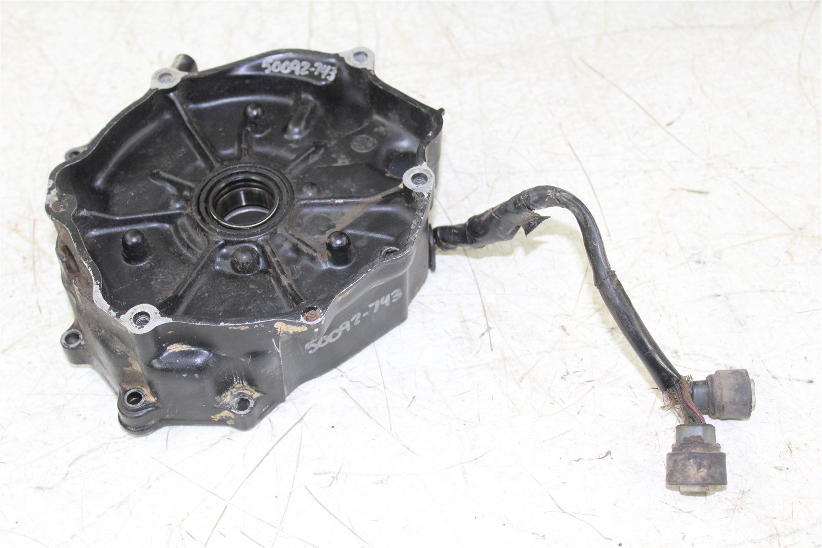 1991 Yamaha Moto 4 250 Stator Magneto Generator Coil w/ Cover