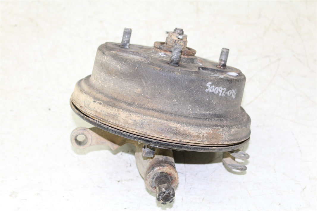 1991 Yamaha Moto 4 250 Front Left Brake Drum Backing Plate Panel Hub