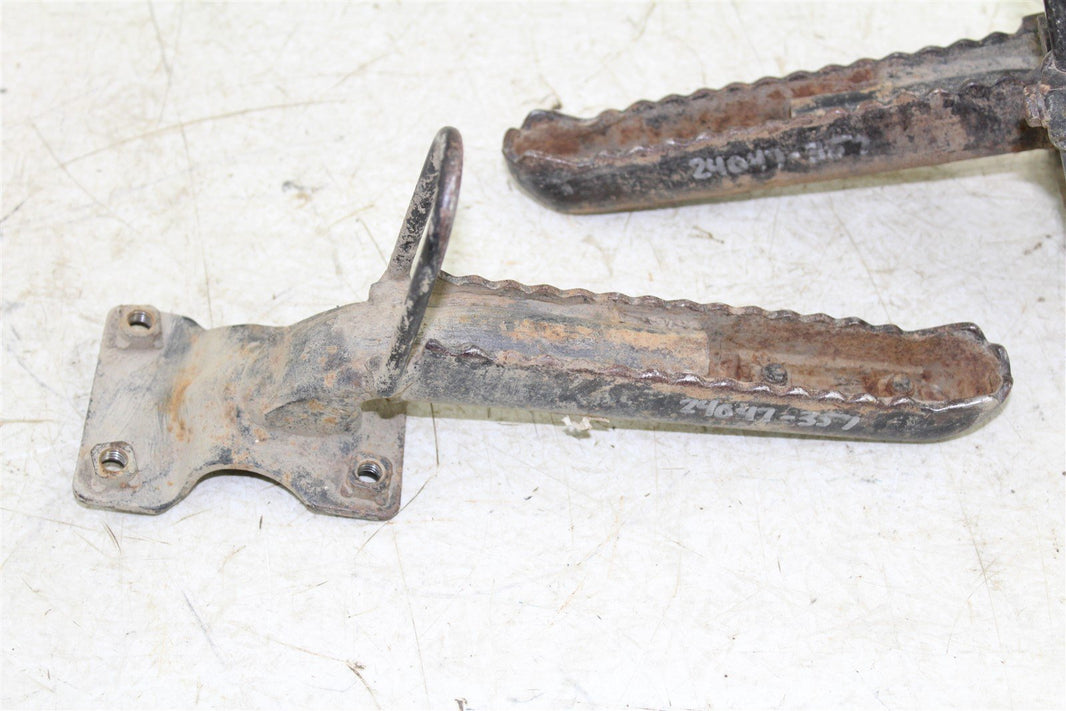 1990 Kawasaki Bayou 300 2x4 Foot Pegs Rests Set Left Right